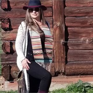 Vintage Aztec, Western,Wool Scarf 